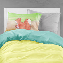 Load image into Gallery viewer, Squirrel Watercolor Fabric Standard Pillowcase – Artistic Decorative Front, White Back BB7431PILLOWCASE