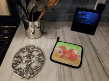 Load image into Gallery viewer, Squirrel Watercolor Pot Holders - Set of 2 - Heat-Resistant Kitchen Essentials BB7431PTHD