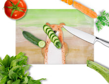 Load image into Gallery viewer, Bear Watercolor Glass Cutting Boards – Durable, Decorative Kitchen Art Large BB7434LCB
