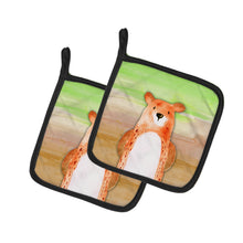 Load image into Gallery viewer, Bear Watercolor Pot Holders - Set of 2 - Heat-Resistant Kitchen Essentials BB7434PTHD