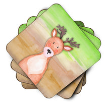 Load image into Gallery viewer, Deer Watercolor Foam Coaster  BB7435FC