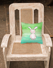 Load image into Gallery viewer, Bunny Rabbit Watercolor Fabric Decorative Pillow BB7437PW1818