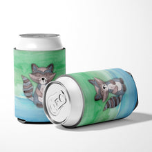 Load image into Gallery viewer, Raccoon Watercolor Can or Bottle Hugger BB7438CC