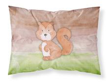 Load image into Gallery viewer, Squirrel Watercolor Fabric Standard Pillowcase – Artistic Decorative Front, White Back BB7439PILLOWCASE