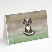 Load image into Gallery viewer, Badger Watercolor Greeting Cards -  Blank Note Cards – 8-Pack of Artist-Designed Cards with Envelopes