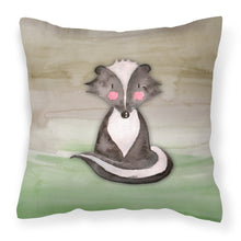 Load image into Gallery viewer, Badger Watercolor Fabric Decorative Pillow BB7440PW1818