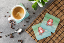 Load image into Gallery viewer, Brown Owl Watercolor Foam Coaster  BB7443FC