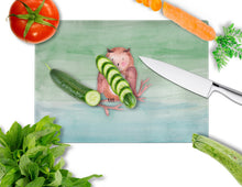 Load image into Gallery viewer, Brown Owl Watercolor Glass Cutting Boards – Durable, Decorative Kitchen Art Large BB7443LCB