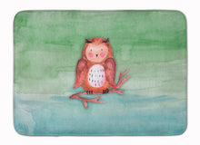 Load image into Gallery viewer, Brown Owl Watercolor Machine Washable Memory Foam Mat BB7443RUG