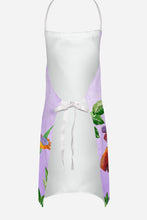 Load image into Gallery viewer, Purple and Yellow Iris Apron – Artist-Designed Kitchen, BBQ &amp; Craft Apron BB7445APRON