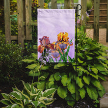 Load image into Gallery viewer, Purple and Yellow Iris Garden Flag - Outdoor Decorative Yard Flag BB7445GF