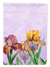 Load image into Gallery viewer, Purple and Yellow Iris Garden Flag - Outdoor Decorative Yard Flag BB7445GF