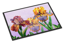 Load image into Gallery viewer, Purple and Yellow Iris Doormat - 18x27 Decorative Floor Mat – Indoor/Outdoor Rug with Artistic Flair BB7445MAT