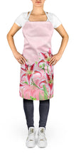 Load image into Gallery viewer, Pink Lillies Apron – Artist-Designed Kitchen, BBQ &amp; Craft Apron BB7446APRON