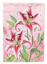 Load image into Gallery viewer, Pink Lillies Flag Canvas House Size BB7446CHF