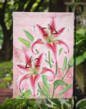 Load image into Gallery viewer, Pink Lillies Garden Flag - Outdoor Decorative Yard Flag BB7446GF