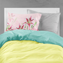 Load image into Gallery viewer, Pink Lillies Fabric Standard Pillowcase – Artistic Decorative Front, White Back BB7446PILLOWCASE