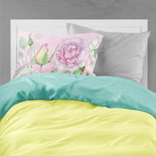 Load image into Gallery viewer, Rose Garden Fabric Standard Pillowcase – Artistic Decorative Front, White Back BB7447PILLOWCASE