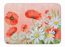 Load image into Gallery viewer, Poppies and Chamomiles Machine Washable Memory Foam Mat BB7448RUG