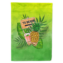 Load image into Gallery viewer, To the Beach Summer Flag Canvas House Size BB7450CHF