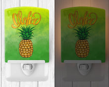 Load image into Gallery viewer, Aloha Pineapple Welcome Ceramic Night Light BB7451CNL