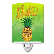 Load image into Gallery viewer, Aloha Pineapple Welcome Ceramic Night Light BB7451CNL