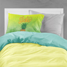 Load image into Gallery viewer, Aloha Pineapple Welcome Fabric Standard Pillowcase – Artistic Decorative Front, White Back BB7451PILLOWCASE