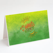 Load image into Gallery viewer, Summer Time Greeting Cards -  Blank Note Cards – 8-Pack of Artist-Designed Cards with Envelopes