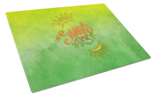Load image into Gallery viewer, Summer Time Glass Cutting Boards – Durable, Decorative Kitchen Art Large BB7453LCB