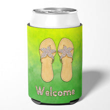 Load image into Gallery viewer, Flip Flops Welcome Can or Bottle Hugger BB7454CC