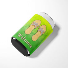 Load image into Gallery viewer, Flip Flops Welcome Can or Bottle Hugger BB7454CC
