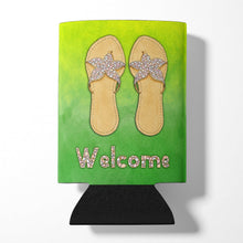 Load image into Gallery viewer, Flip Flops Welcome Can or Bottle Hugger BB7454CC