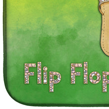Load image into Gallery viewer, Flip Flops Welcome Dish Drying Mat – Absorbent, Artistic Kitchen Essentials BB7454DDM