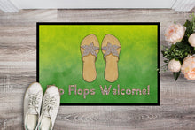 Load image into Gallery viewer, Flip Flops Welcome Doormat - 24x36 Decorative Floor Mat – Indoor/Outdoor Rug with Artistic Flair BB7454JMAT