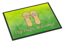 Load image into Gallery viewer, Flip Flops Welcome Doormat - 18x27 Decorative Floor Mat – Indoor/Outdoor Rug with Artistic Flair BB7454MAT