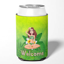 Load image into Gallery viewer, Welcome Lady in Bikini Summer Can or Bottle Hugger BB7457CC