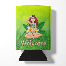 Load image into Gallery viewer, Welcome Lady in Bikini Summer Can or Bottle Hugger BB7457CC
