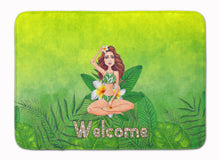 Load image into Gallery viewer, Welcome Lady in Bikini Summer Machine Washable Memory Foam Mat BB7457RUG