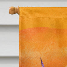 Load image into Gallery viewer, Halloween Little Witch and Bat Flag Canvas House Size BB7458CHF