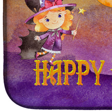 Load image into Gallery viewer, Halloween Little Witch and Bat Dish Drying Mat – Absorbent, Artistic Kitchen Essentials BB7458DDM