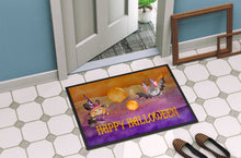 Load image into Gallery viewer, Halloween Little Witch and Bat Doormat - 18x27 Decorative Floor Mat – Indoor/Outdoor Rug with Artistic Flair BB7458MAT