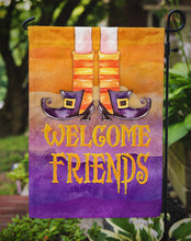Load image into Gallery viewer, Halloween Welcome Witches Feet Garden Flag - Outdoor Decorative Yard Flag