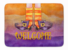 Load image into Gallery viewer, Halloween Welcome Witches Feet Machine Washable Memory Foam Mat BB7459RUG