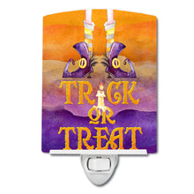 Load image into Gallery viewer, Halloween Trick Witches Feet Ceramic Night Light BB7460CNL