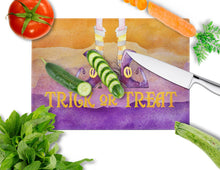 Load image into Gallery viewer, Halloween Trick Witches Feet Glass Cutting Boards – Durable, Decorative Kitchen Art Large BB7460LCB