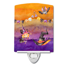 Load image into Gallery viewer, Halloween Little Witch Party Ceramic Night Light BB7462CNL