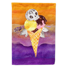 Load image into Gallery viewer, Halloween Sweets Ice Cream Skull Flag Canvas House Size BB7464CHF