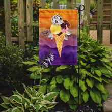 Load image into Gallery viewer, Halloween Sweets Ice Cream Skull Garden Flag - Outdoor Decorative Yard Flag BB7464GF
