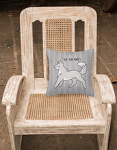 Load image into Gallery viewer, Nursery Be Brave Wolf Fabric Decorative Pillow BB7472PW1818