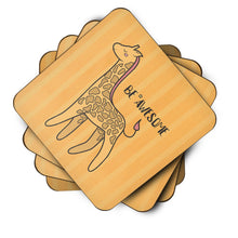Load image into Gallery viewer, Nursery Be Awesome Griaffe Foam Coaster  BB7474FC